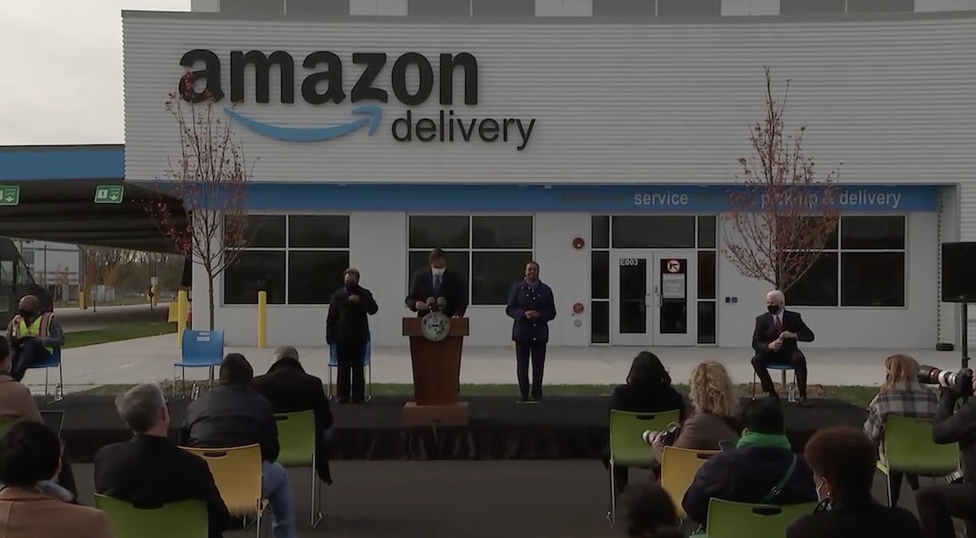 Amazon centrum dystrybucji dzielnica Pullman Chicago