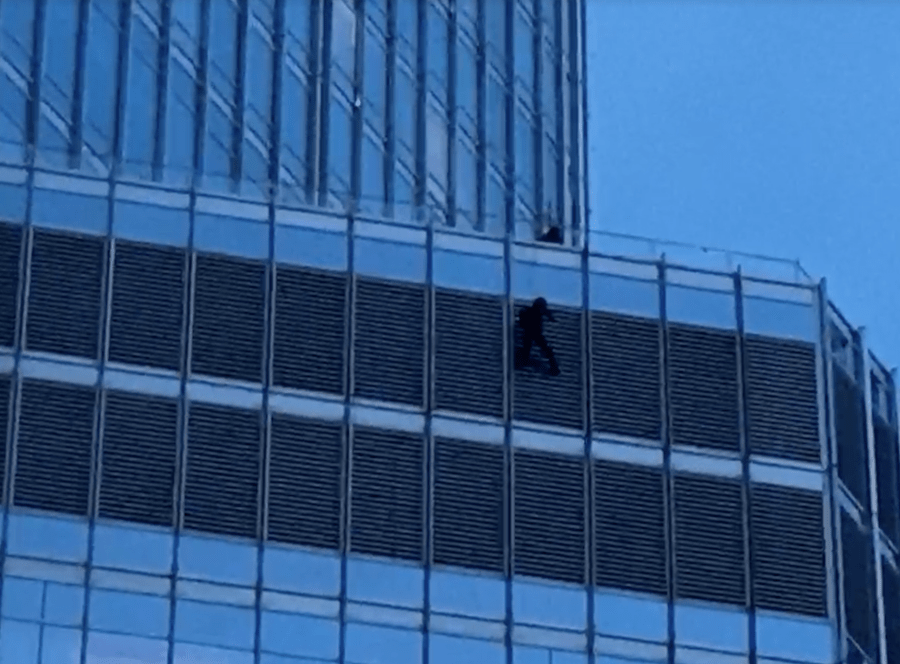 Trump Tower mężczyzna