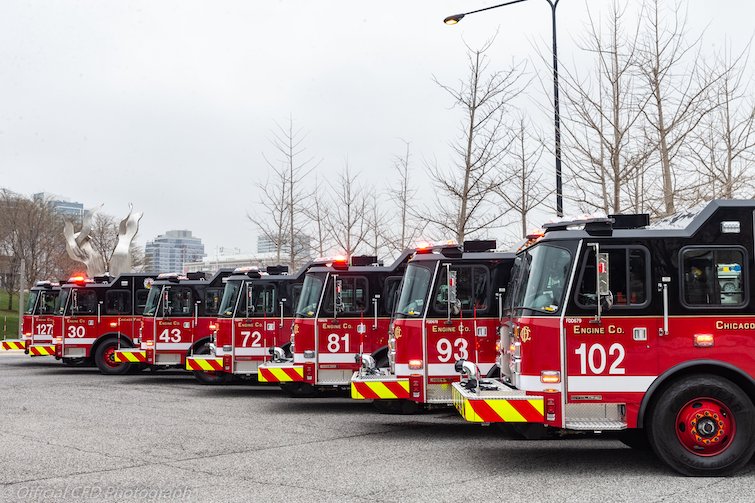 pożar straż pożarna Chicago
