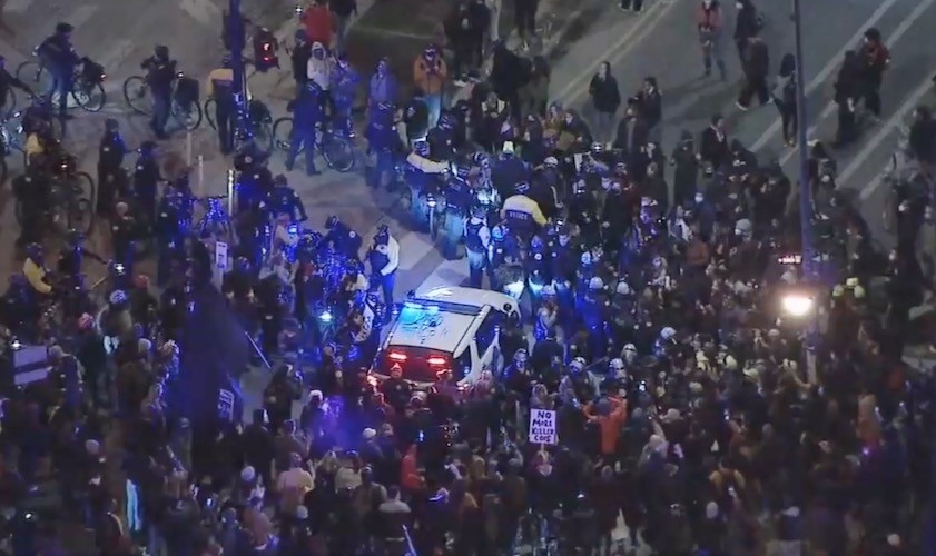 Logan Square protest Toledo