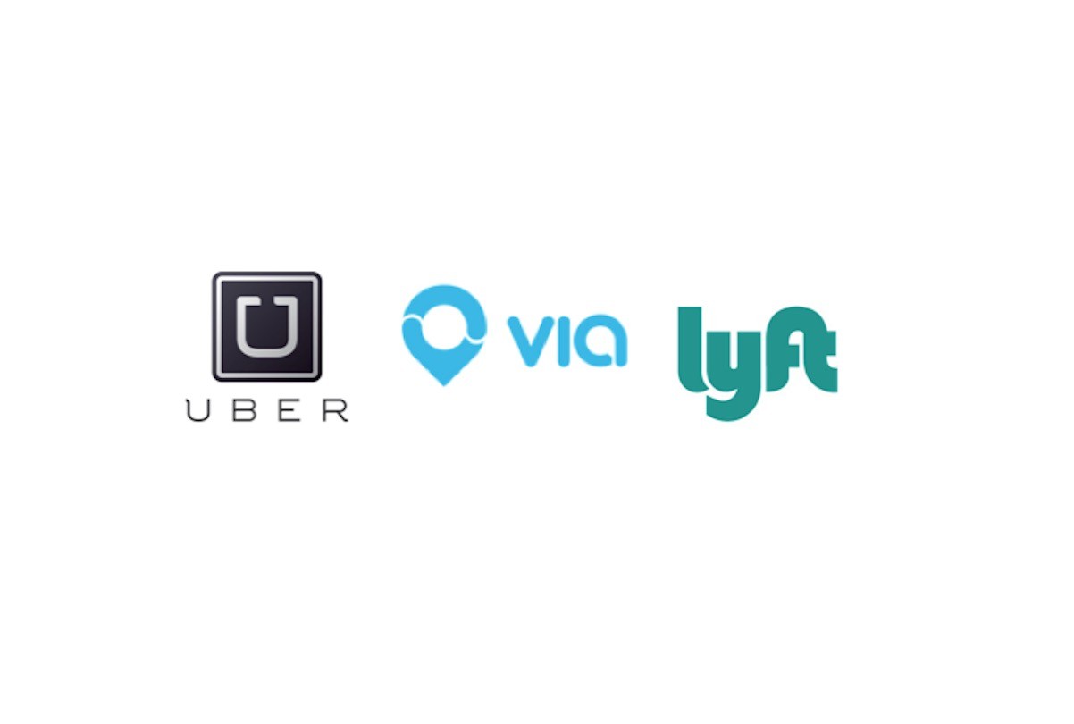 Uber Lyft Via