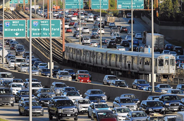 ruch illinois droga autostrada traffic